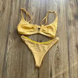 Fae Swimwear Yellow Bikini